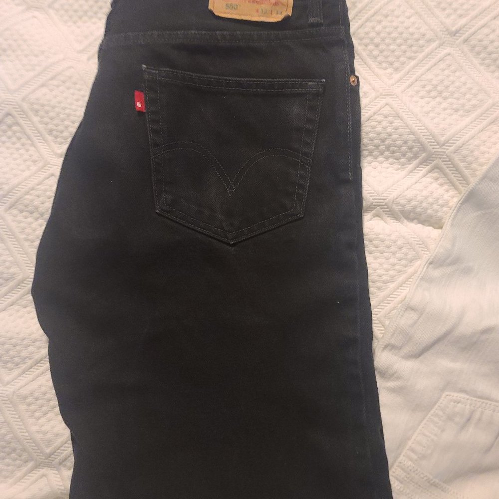 Men's relaxes fit black  jeans